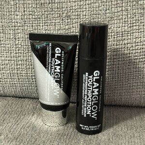 GlamGlow YouthCream 15ml & YouthPotion Rejuvenating Peptide Serum 10ml – Set